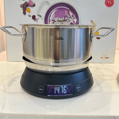 Bộ nồi Fissler Profi 5 món kèm chảo inox 2 quai Profi 24/28cm made in Germany