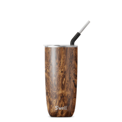 Cốc giữ nhiệt S’well Teakwood kèm ống hút, 700ml, 14824-A21-73520