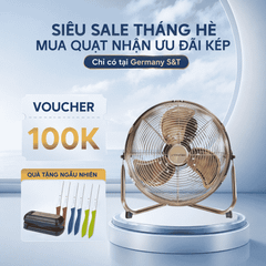 Quạt sàn Trotec TVM 11 30cm màu đồng