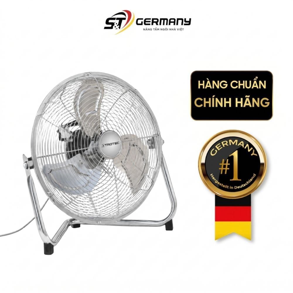 Quạt sàn Trotec TVM14 màu inox 35cm