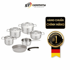 Bộ nồi Fissler Pure Collection 6 món kèm 1 chảo chống dính 24 cm
