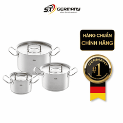 Bộ nồi Fissler Profi set 3 món vung thép made in Germany