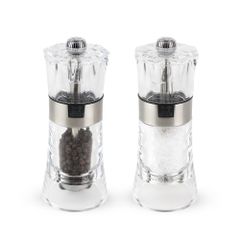 Set cối xay tiêu muối khô thủ công Peugeot Oslo Duo 2/34559 14cm trong suốt