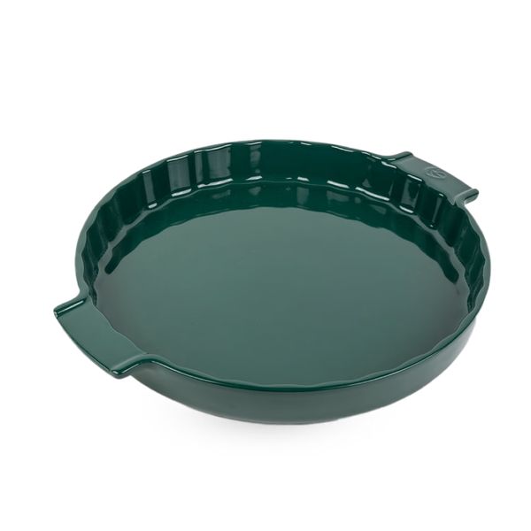 Khay nướng bánh tart gốm Peugeot Appolia 62156 30cm màu xanh lá Green Forest