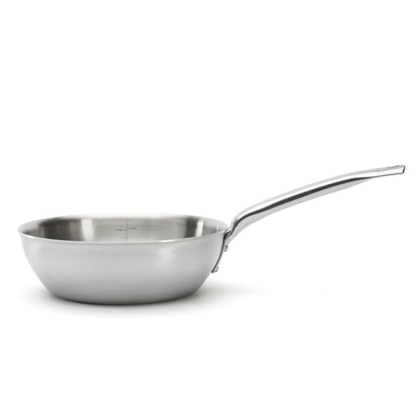 Chảo inox De Buyer 3603.24 Alchimy Round sauté-pan 24cm đáy liền 3 lớp