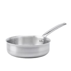 Chảo inox De Buyer 3602.24 Alchimy Straight sauté-pan 24cm đáy liền 3 lớp