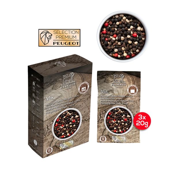 Hạt tiêu Peugeot 42707 Premium Selection Red Meat Blend 20g