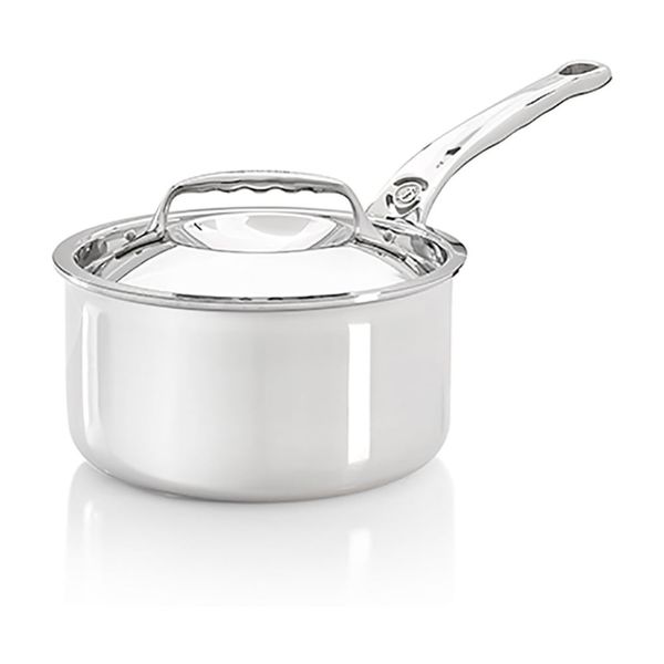 Quánh inox nắp inox De Buyer 3746.20 Affinity 20cm đáy liền 5 lớp