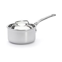 Quánh inox nắp inox De Buyer 3746.16 Affinity 16cm đáy liền 5 lớp