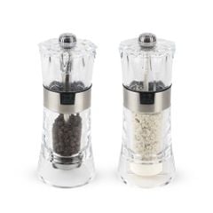 Set cối xay tiêu muối thủ công Peugeot Oslo 2/34573 14cm trong suốt