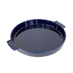 Khay nướng bánh tart gốm Peugeot Appolia 60374 30cm xanh dương Deep Blue