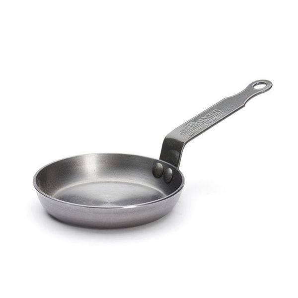 Chảo thép carbon De Buyer 5612.12 Blinis Mineral B Element 12cm