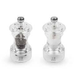 Set cối xay tiêu muối thủ công Peugeot Bistro Duo 2/41687 10cm trong suốt
