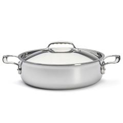 Nồi chảo inox nắp inox De Buyer 3741.28 Affinity Sauté-pan 28cm đáy liền 5 lớp