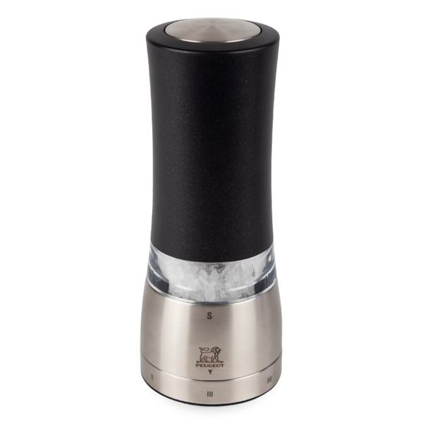 Cối xay muối chạy pin Peugeot Daman 43186 16cm màu đen