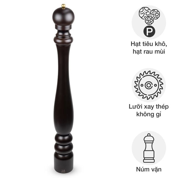 Cối xay tiêu thủ công Peugeot Paris Classic 870480/1 80 cm màu nâu chocolate