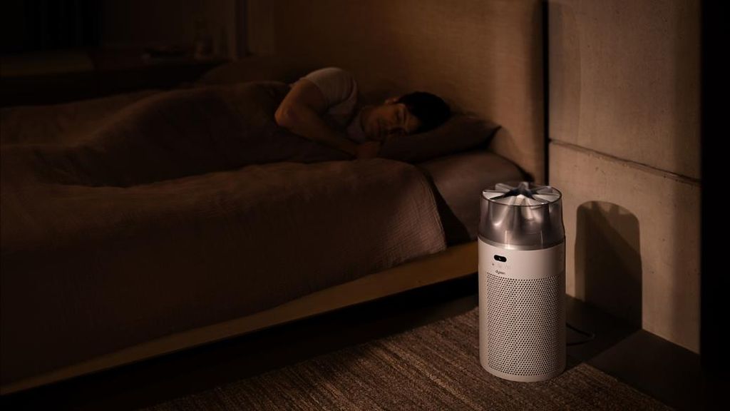 Máy lọc không khí Dyson HushJet màu trắng