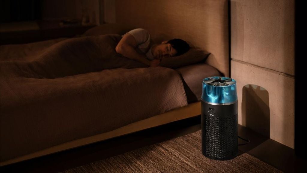 Máy lọc không khí Dyson HushJet màu đen