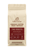  Cà phê rang Fine Robusta | Medium Dark 1000Gr - Hạt 