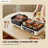  Nồi Lẩu Nướng Đa Năng Bear GR-5H22R83 