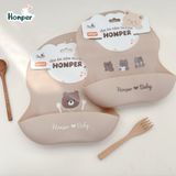  Yếm Ăn Dặm Silicon Honper Baby HP2317 