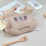  Yếm Ăn Dặm Silicon Honper Baby HP2317 