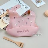  Yếm Ăn Dặm Silicon Honper Baby HP2317 