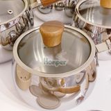  Nồi Inox Honper Cao Cấp 14cm HP135 