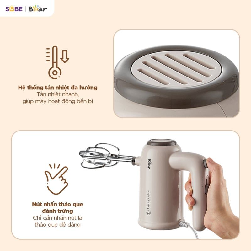  Máy Đánh Trứng Bear HM-5H01J29 