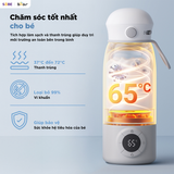  Bình Đun Và Hâm Nước Pha Sữa Di Động Mini Bear 500ml BKL-055EJ 