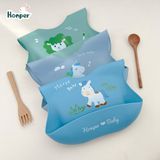  Yếm Ăn Dặm Silicon Honper Baby HP2317 