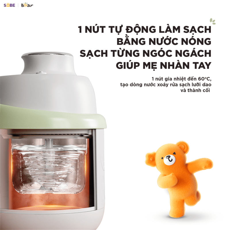  Máy Xay Nấu Thức Ăn Bear 350ml BFM-045KN 