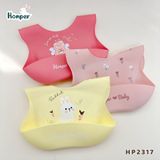  Yếm Ăn Dặm Silicon Honper Baby HP2317 