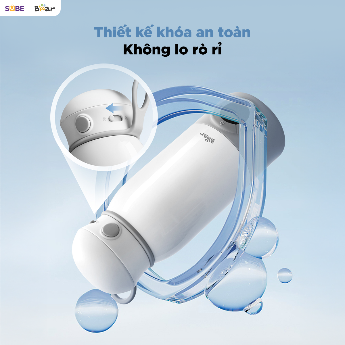  Bình Đun Và Hâm Nước Pha Sữa Di Động Mini Bear 500ml BKL-055EJ 