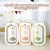  Chậu Tắm Gấp Gọn Honper Hình Thỏ HP110 Kèm Phao Có Nhiệt Kế 