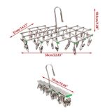  Móc Phơi Inox Honper Gấp Gọn 35 Kẹp HP129 