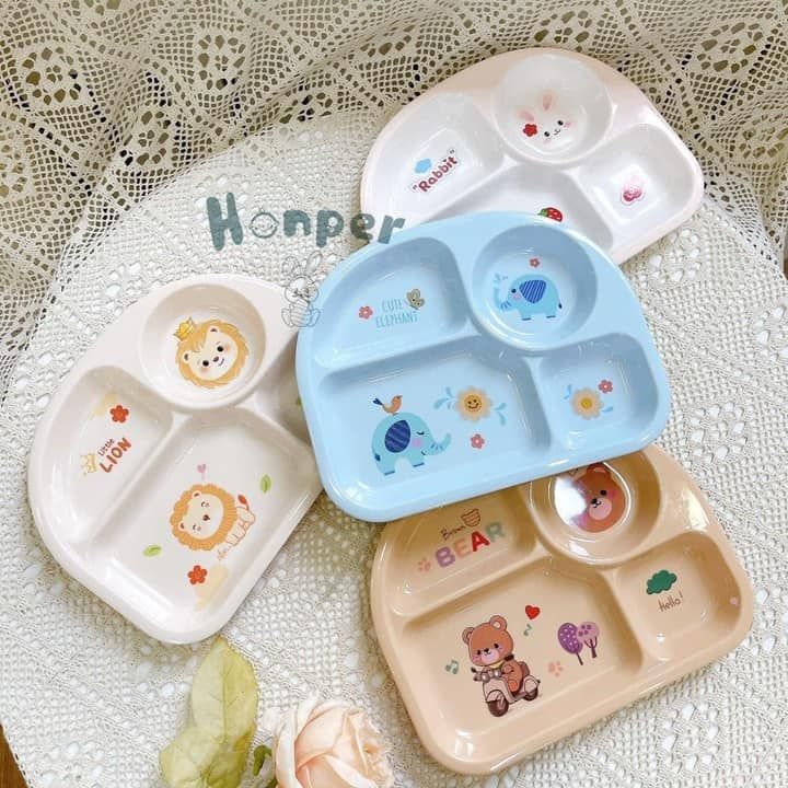  Khay Ăn Dặm 4 Ngăn Honper HP2316 