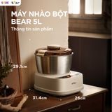  Máy Trộn Bột Bear 5L SM-5H50Z68 