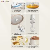  Máy Xay Ăn Dặm 8 Lưỡi 0.3L Bear CH-5H02D24 