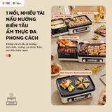  Nồi Lẩu Nướng Đa Năng Bear GR-5H22R83 