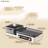  Nồi Lẩu Nướng Đa Năng Bear GR-5H22R83 