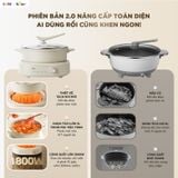  Nồi Lẩu Nướng Hấp Bear HOP-505QT 