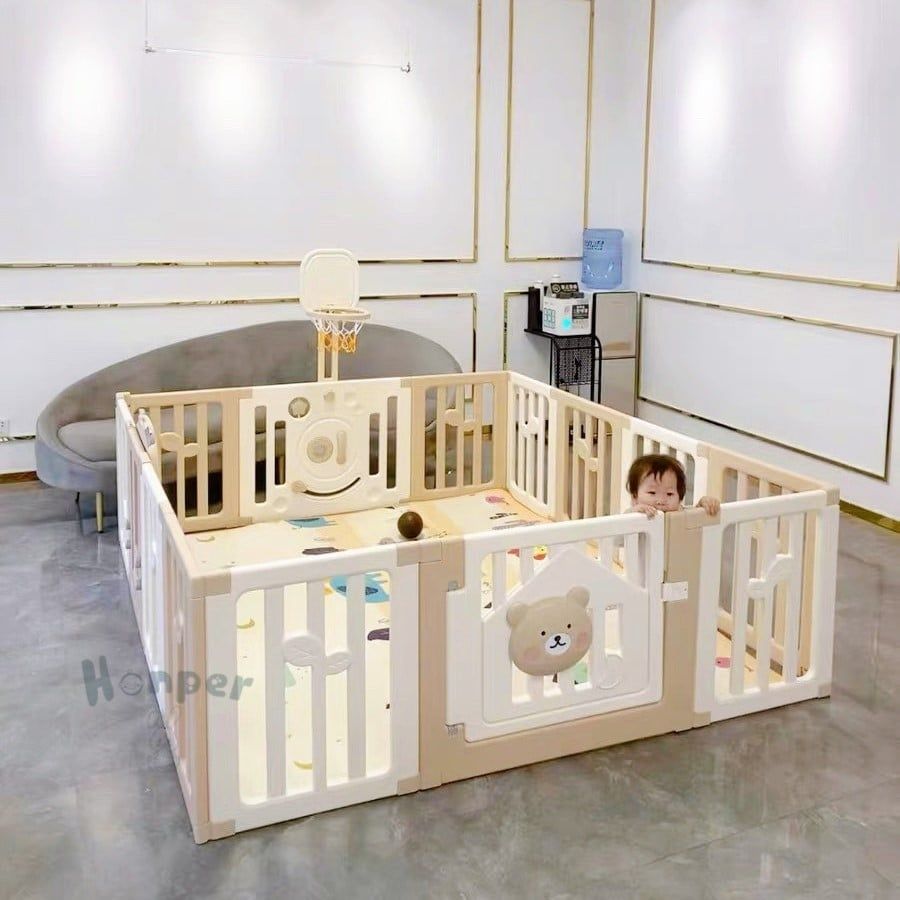  Quây Đơn Honper Hình Gấu Size 1m5x1m8 