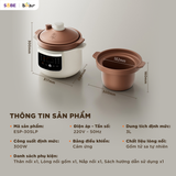  Nồi Nấu Chậm Tử Sa 3L Bear ESP-305LP 
