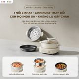  Nồi Lẩu Nướng Hấp Bear HOP-505QT 