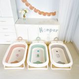 Chậu Tắm Gấp Gọn Honper Hình Thỏ HP110 Kèm Phao Có Nhiệt Kế 
