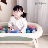  Chậu Tắm Gấp Gọn Honper Hình Thỏ HP110 Kèm Phao Có Nhiệt Kế 