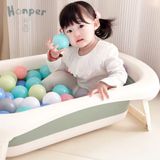  Chậu Tắm Gấp Gọn Honper Hình Thỏ HP110 Kèm Phao Có Nhiệt Kế 