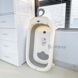  Chậu Tắm Gấp Gọn Honper Hình Thỏ HP110 Kèm Phao Có Nhiệt Kế 