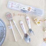  Set Đũa Gấu Kèm Thìa Dĩa Honper HP128 